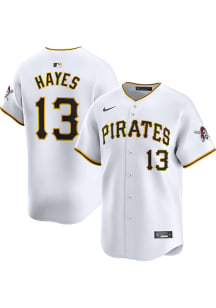 Ke'Bryan Hayes Nike Pittsburgh Pirates Mens White Home Limited Baseball Jersey