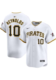 Bryan Reynolds Nike Pittsburgh Pirates Mens White Home Limited Baseball Jersey