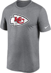 Nike Kansas City Chiefs Grey Logo Legend Short Sleeve T Shirt