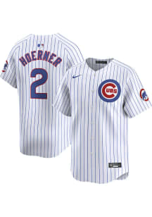 Nico Hoerner Nike Chicago Cubs Mens White Home Limited Baseball Jersey