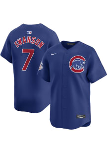 Dansby Swanson Nike Chicago Cubs Mens Blue Alt Limited Baseball Jersey
