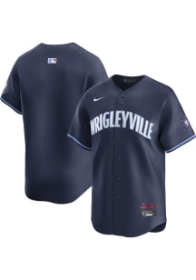 Nike Chicago Cubs Mens Navy Blue City Connect Ltd Limited Baseball Jersey