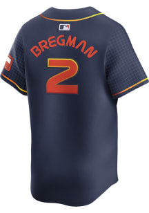Alex Bregman Nike Houston Astros Mens Navy Blue City Connect Ltd Limited Baseball Jersey