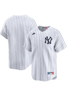 Nike New York Yankees Mens White Cooperstown Limited Baseball Jersey