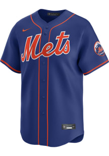 Nike New York Mets Mens Blue Alt Limited Baseball Jersey