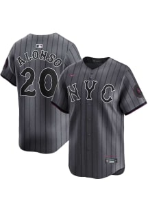 Pete Alonso Nike New York Mets Mens Grey City Connect Ltd Limited Baseball Jersey