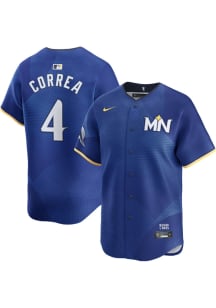 Carlos Correa Nike Minnesota Twins Mens Blue City Connect Ltd Limited Baseball Jersey