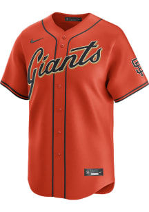 Nike San Francisco Giants Mens Orange Alt Limited Baseball Jersey