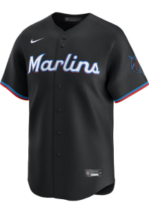 Nike Miami Marlins Mens Black Alt Limited Baseball Jersey