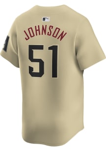 Randy Johnson Nike Arizona Diamondbacks Mens Gold City Connect Ltd Limited Baseball Jersey