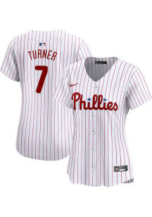 Trea Turner Nike Philadelphia Phillies Womens White Home Limited Baseball Jersey