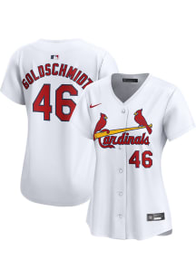 Paul Goldschmidt Nike St Louis Cardinals Womens White Home Limited Baseball Jersey