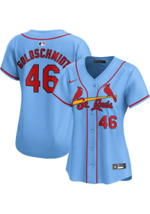 Paul Goldschmidt Nike St Louis Cardinals Womens Light Blue Alt Limited Baseball Jersey