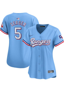 Corey Seager Nike Texas Rangers Womens Light Blue Alt Limited Baseball Jersey
