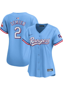 Marcus Semien Nike Texas Rangers Womens Light Blue Alt Limited Baseball Jersey