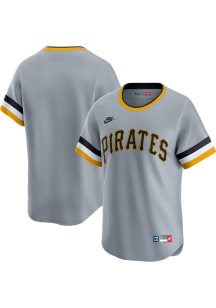 Nike Pittsburgh Pirates Mens Grey Cooperstown Limited Baseball Jersey