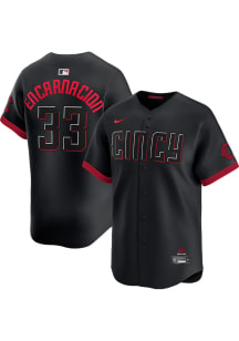 Christian Encarnacion-Strand Nike Cincinnati Reds Mens Black City Connect Ltd Limited Baseball J..