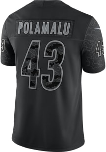 Troy Polamalu Nike Pittsburgh Steelers Mens Black Fashion Limited Football Jersey