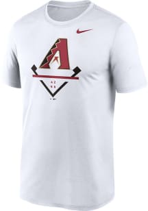 Nike Arizona Diamondbacks White Icon Legend Short Sleeve T Shirt