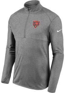 Nike Chicago Bears Mens Grey Element Long Sleeve 1/4 Zip Pullover