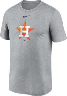 Nike Houston Astros Grey Essential Short Sleeve T Shirt