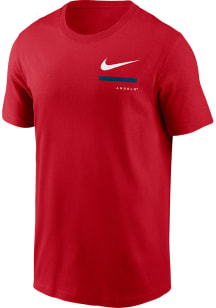 Nike Los Angeles Angels Red Logo Short Sleeve T Shirt