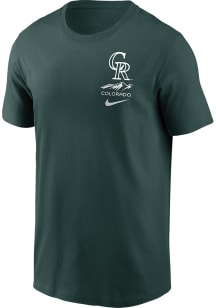 Nike Colorado Rockies Green City Connect Short Sleeve T Shirt