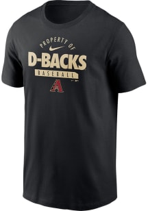 Nike Arizona Diamondbacks Black Property Of Short Sleeve T Shirt