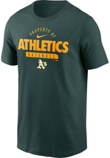 Nike Oakland Athletics Green Property Of Short Sleeve T Shirt