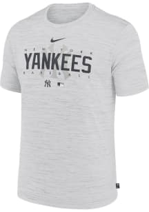 Nike New York Yankees White Velocity Short Sleeve T Shirt