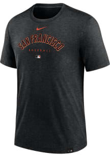 Nike San Francisco Giants Black Early Work Short Sleeve Fashion T Shirt