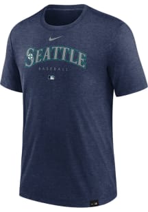 Nike Seattle Mariners Navy Blue Early Work Short Sleeve Fashion T Shirt
