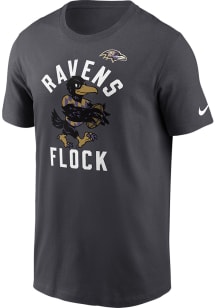 Nike Baltimore Ravens Charcoal Crowd Pleaser Short Sleeve T Shirt