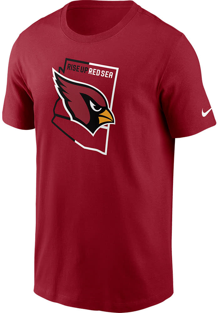 Nike Arizona Cardinals RED Essential Local Phrase Short Sleeve T Shirt