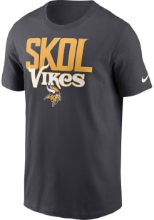 Nike Minnesota Vikings Purple Team Shoutout Short Sleeve T Shirt