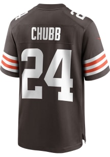 Nick Chubb  Nike Cleveland Browns Brown Home Game Football Jersey