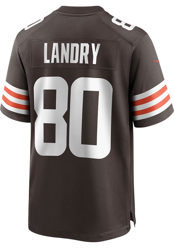 Men's Nike Jarvis Landry White Cleveland Browns Game Jersey