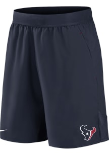 Nike Houston Texans Mens Navy Blue Stretch Woven Shorts