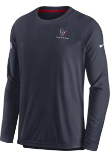 Nike Houston Texans Navy Blue Dri-Fit Long Sleeve T-Shirt
