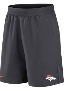 Nike Denver Broncos Mens Grey Stretch Woven Shorts