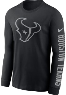 Nike Houston Texans Black Essential Long Sleeve T Shirt