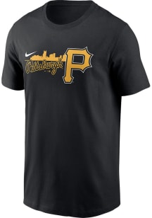 Nike Pittsburgh Pirates Black Local Team Phrase Short Sleeve T Shirt