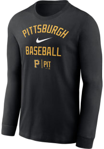 Nike Pittsburgh Pirates Black Local Lockup Long Sleeve T Shirt