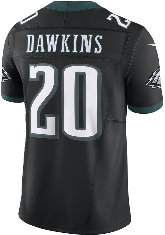 Brian dawkins black authentic eagles jersey online