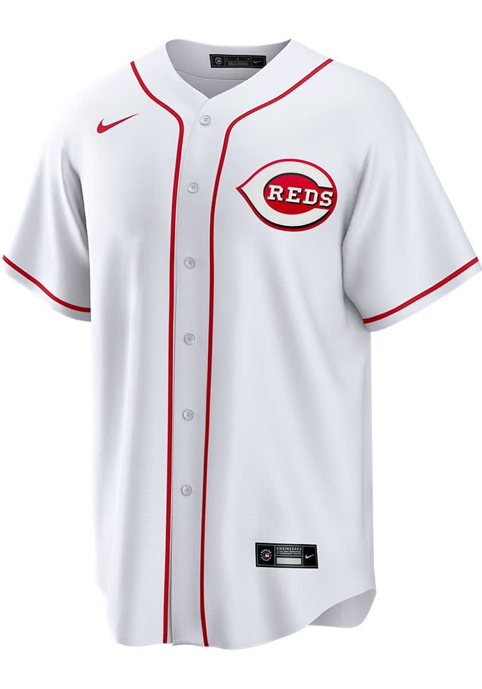 Spencer Steer Cincinnati Reds Mens Replica Home Jersey - White