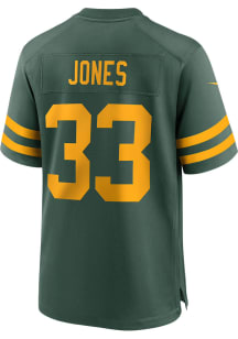 Aaron Jones  Nike Green Bay Packers Green Alt Football Jersey