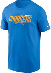 Nike Los Angeles Chargers Blue Essential Team Muscle Short Sleeve T Shirt