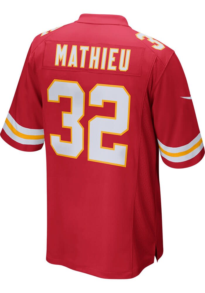 Nike Men's Home Game Jersey Kansas City Tyrann Mathieu #32, Size: XXL, Red