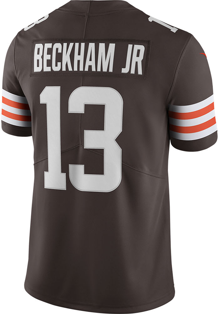 Odell Beckham Jr Nike Cleveland Browns Mens Brown Home Limited Football  Jersey