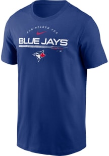 Nike Toronto Blue Jays Blue Wordmark Short Sleeve T Shirt